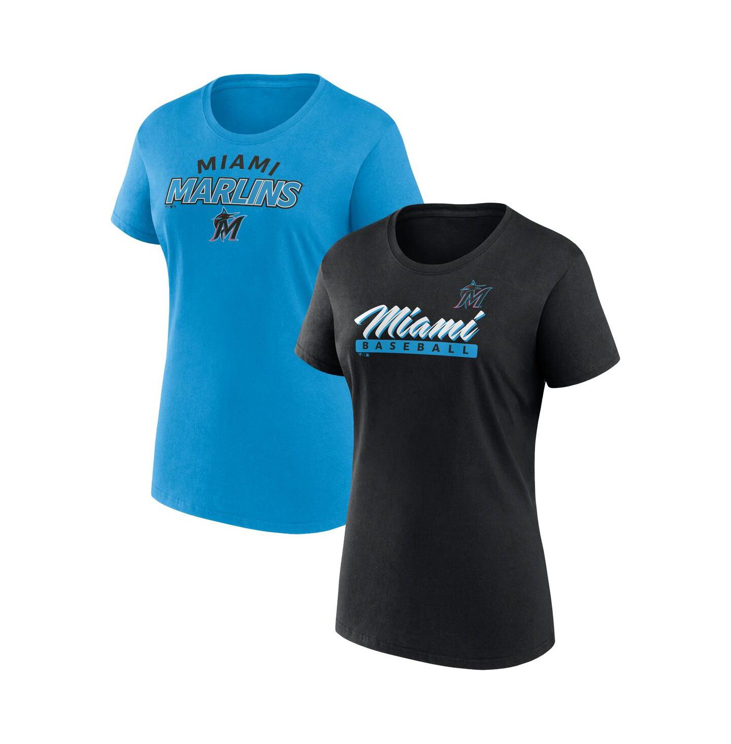 Женские футболки Fanatics Miami Marlins Risk T-Shirt Combo Pack — фото 1