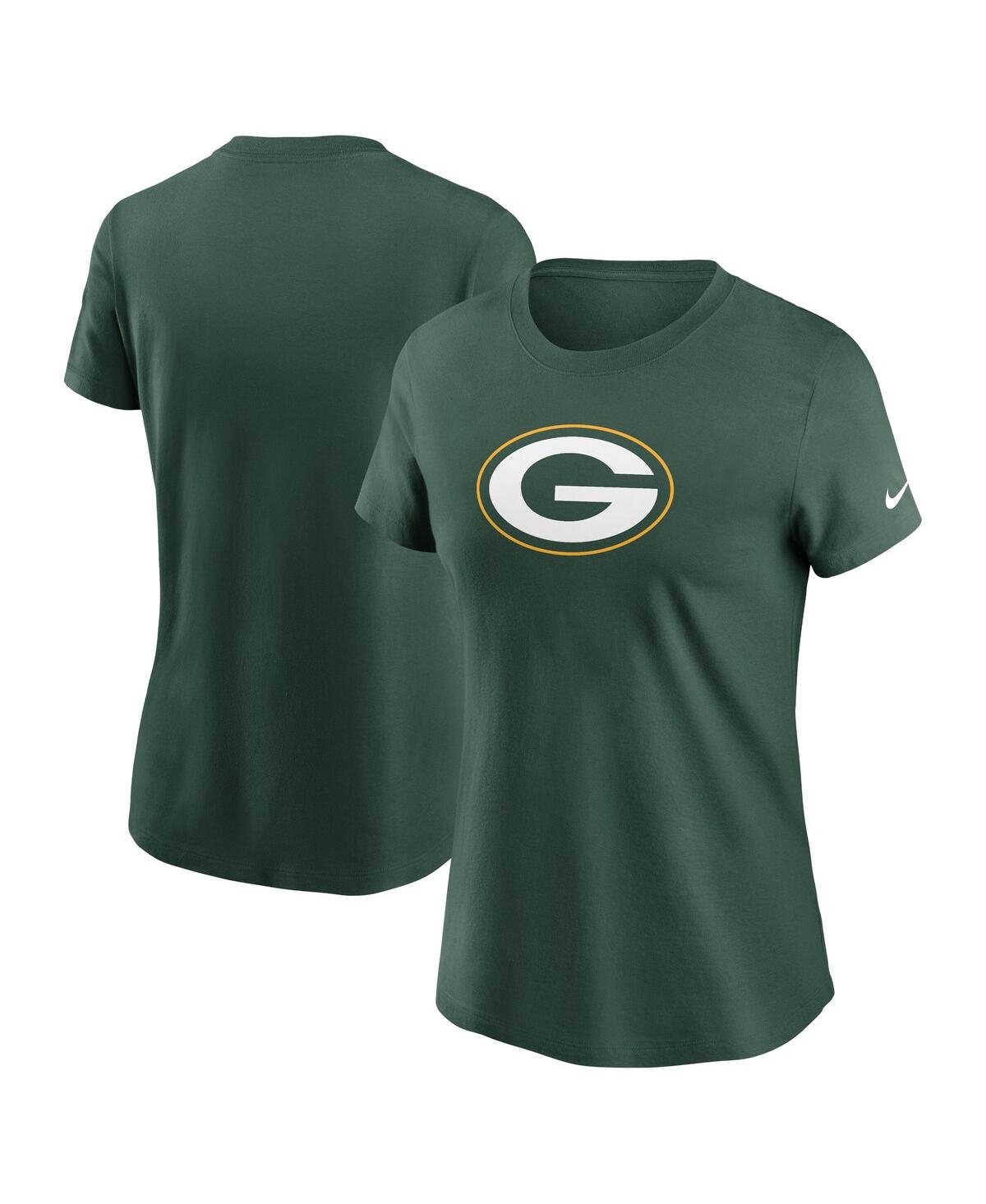 Nike Women's Logo Essential (nfl Green Bay Packers) T-shirt In Green