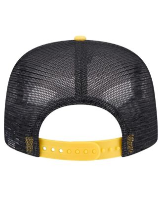 Men's Black Milwaukee Brewers Throwback Meshback Golfer Hat