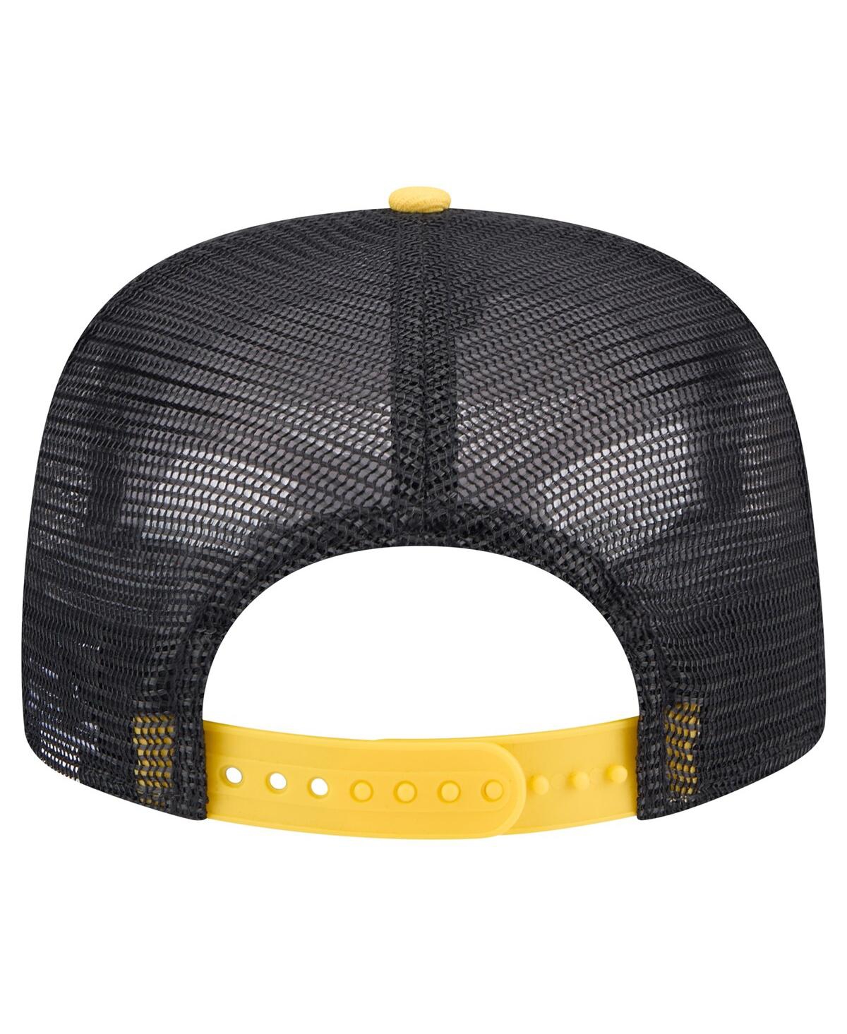New Era Men's Black Milwaukee Brewers Throwback Meshback