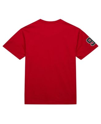 Men's Dennis Rodman Red Chicago Bulls Premium Nickname T-Shirt