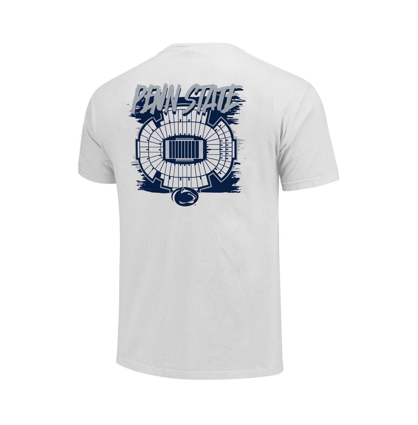 Футболка Image One White Penn State Nittany Lions Hyper Local Stadium Gameday Seating — фото 3