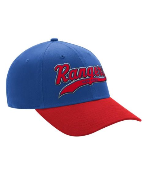 Мужская кепка Starter Blue/Red New York Rangers Two-Tone Tailsweep Mascot Adjustable Hat