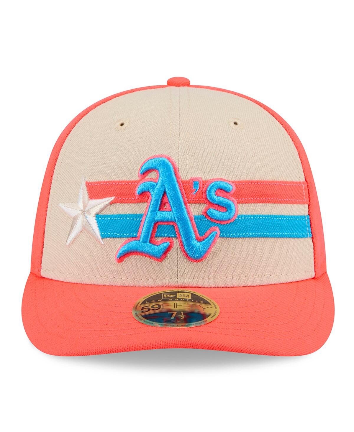 New Era Men'sOakland Athletics 2024 Mlb All-Star Game Low Profile 59FIFTY Fitted Hat - Cream