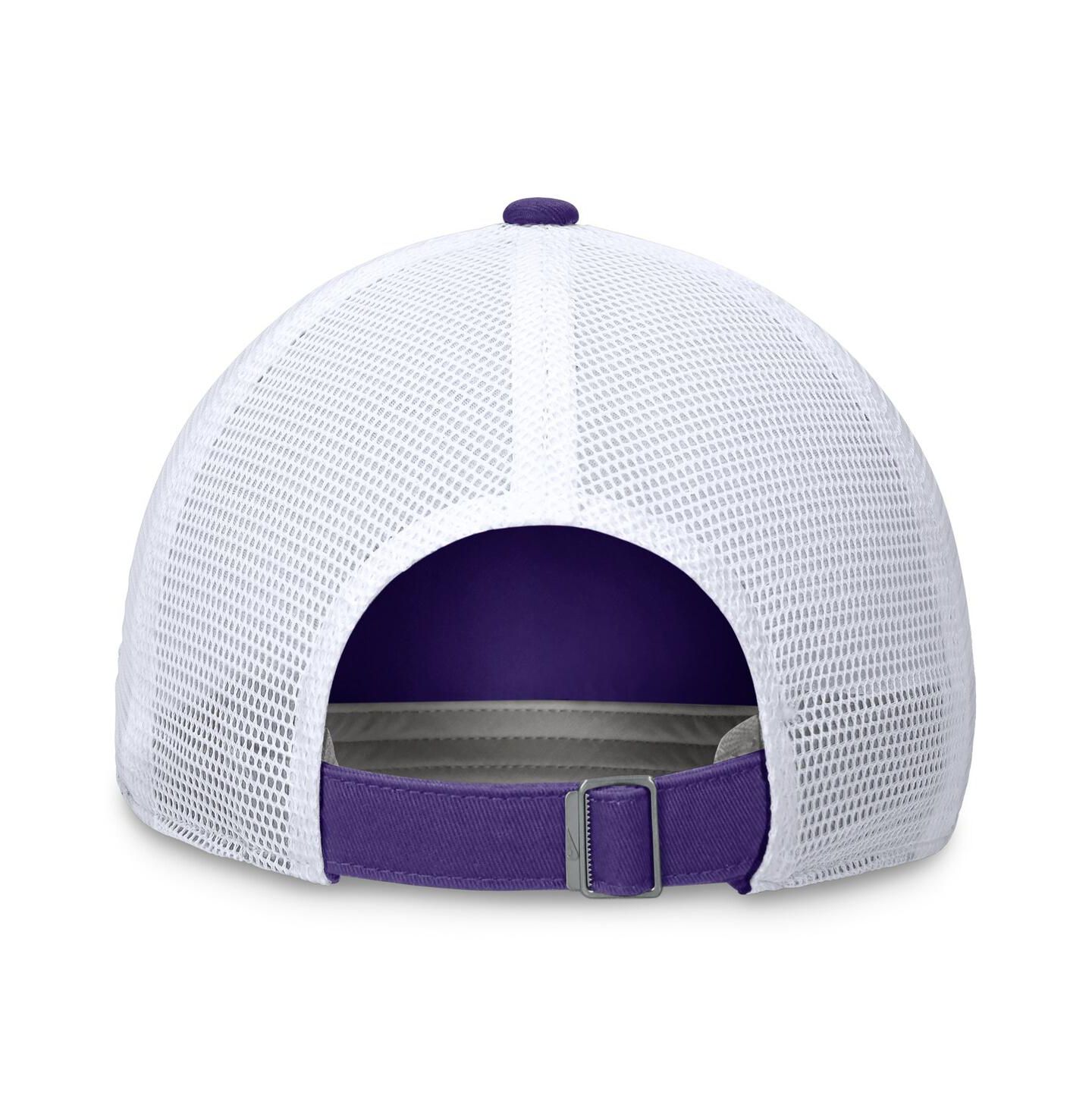 Мужская кепка Nike Purple/White LSU Tigers Primetime Club Trucker Adjustable Hat — фото 2
