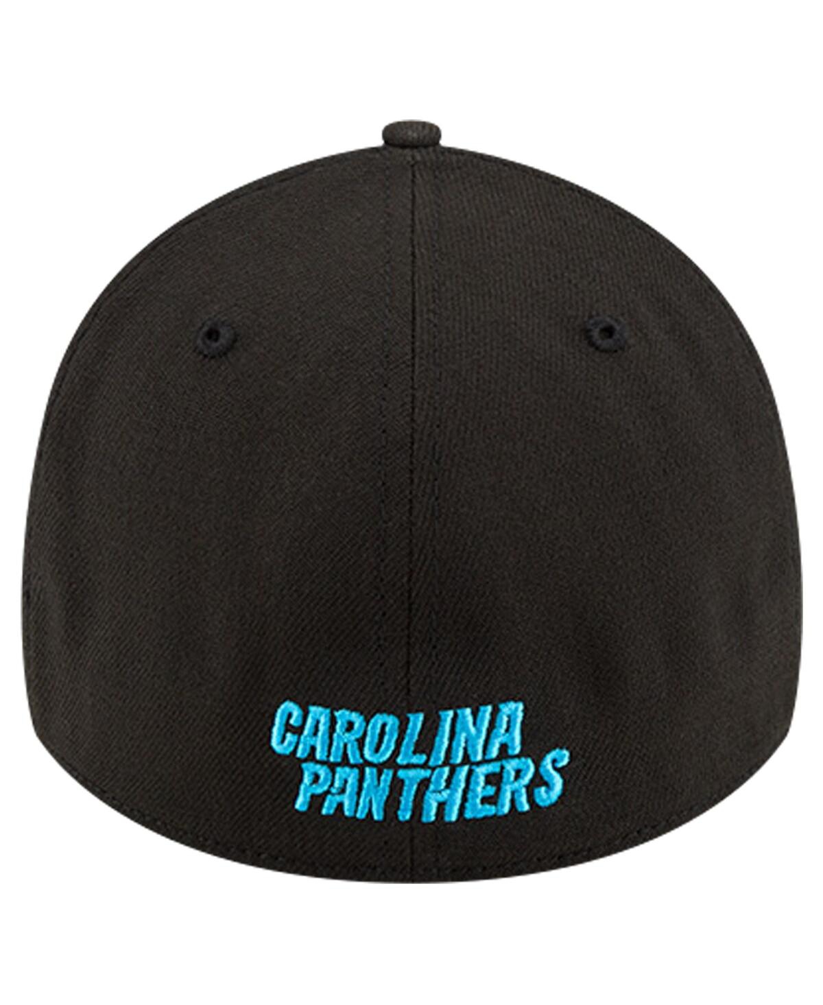 New Era Men'sCarolina Panthers Classic 39THIRTY Flex Hat - Black