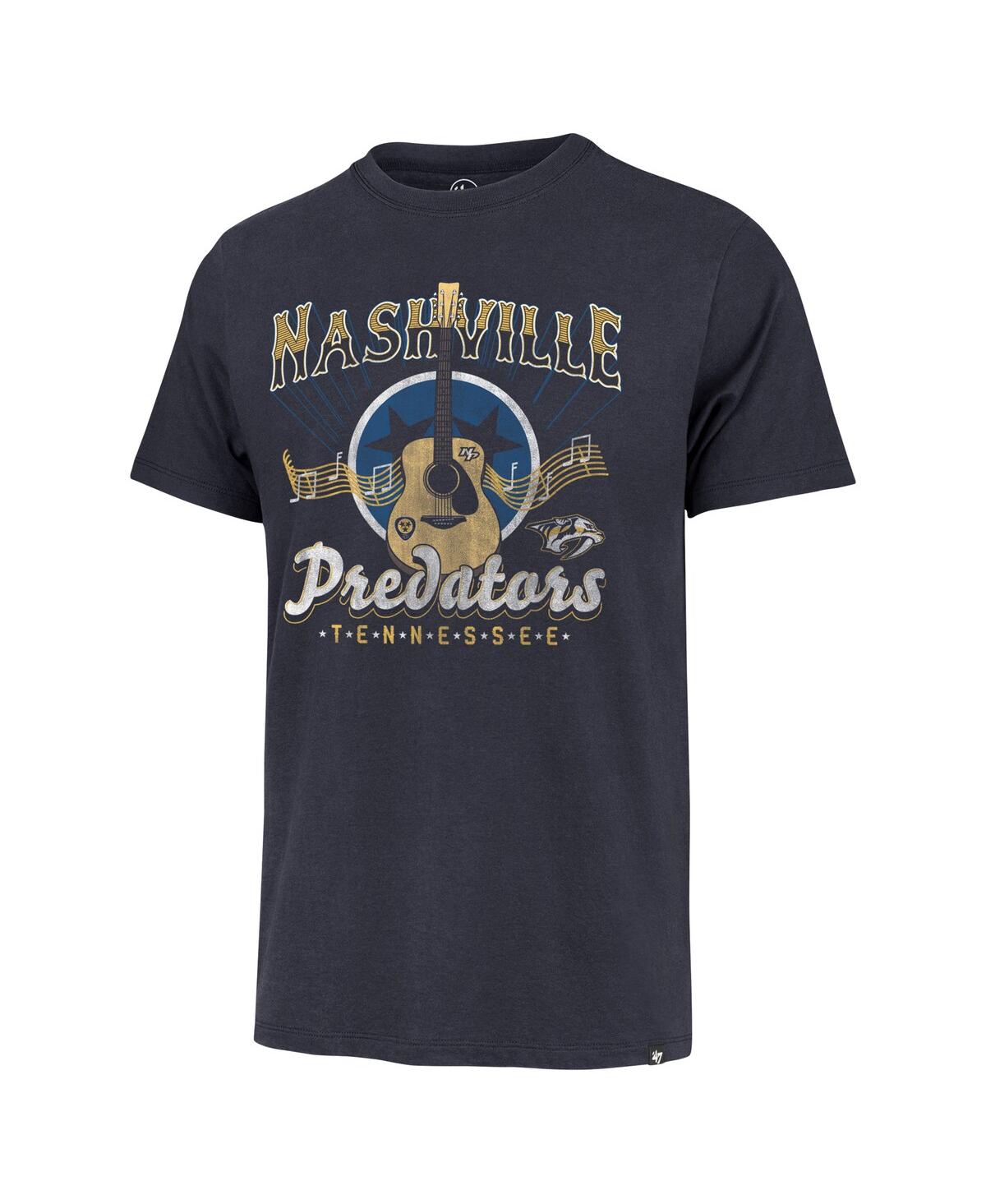 47 BRAND NAVY NASHVILLE PREDATORS REGIONAL LOCALIZED FRANKLIN T-SHIRT 