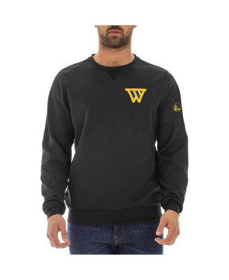 Men's Black Golden State Warriors "W" Statement Pullover Sweatshirt