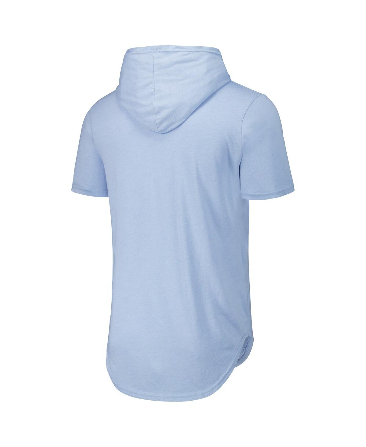 Majestic Men's ThreadsLos Angeles Dodgers Tri-Blend Hoodie T-Shirt - Light Blue