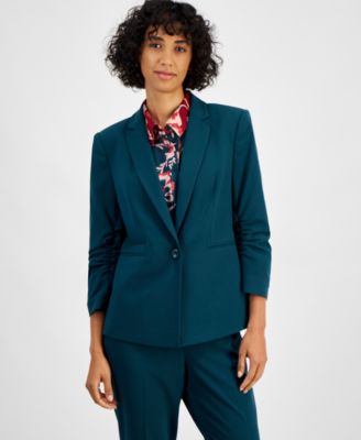 Tahari ASL - Women's Ruched-Sleeve Blazer