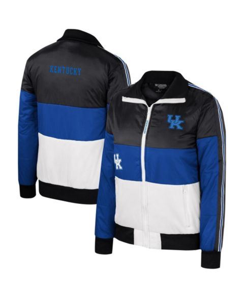 Женские куртки The Wild Collective Women's Royal Kentucky Wildcats Color-Block Puffer Full-Zip Jacket