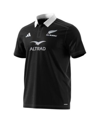 Men's Black New Zealand Rugby 2024/25 AEROREADY Polo