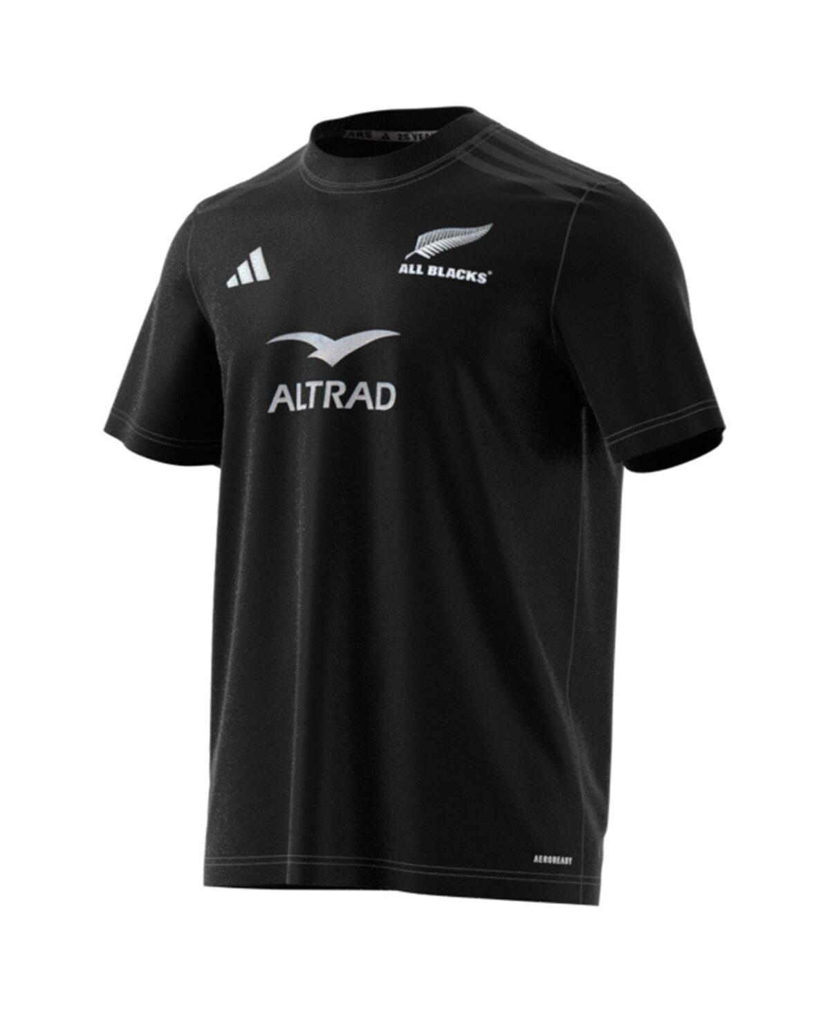 Adidas Men'sNew Zealand Rugby 2024/25 Aeroready T-Shirt - Black