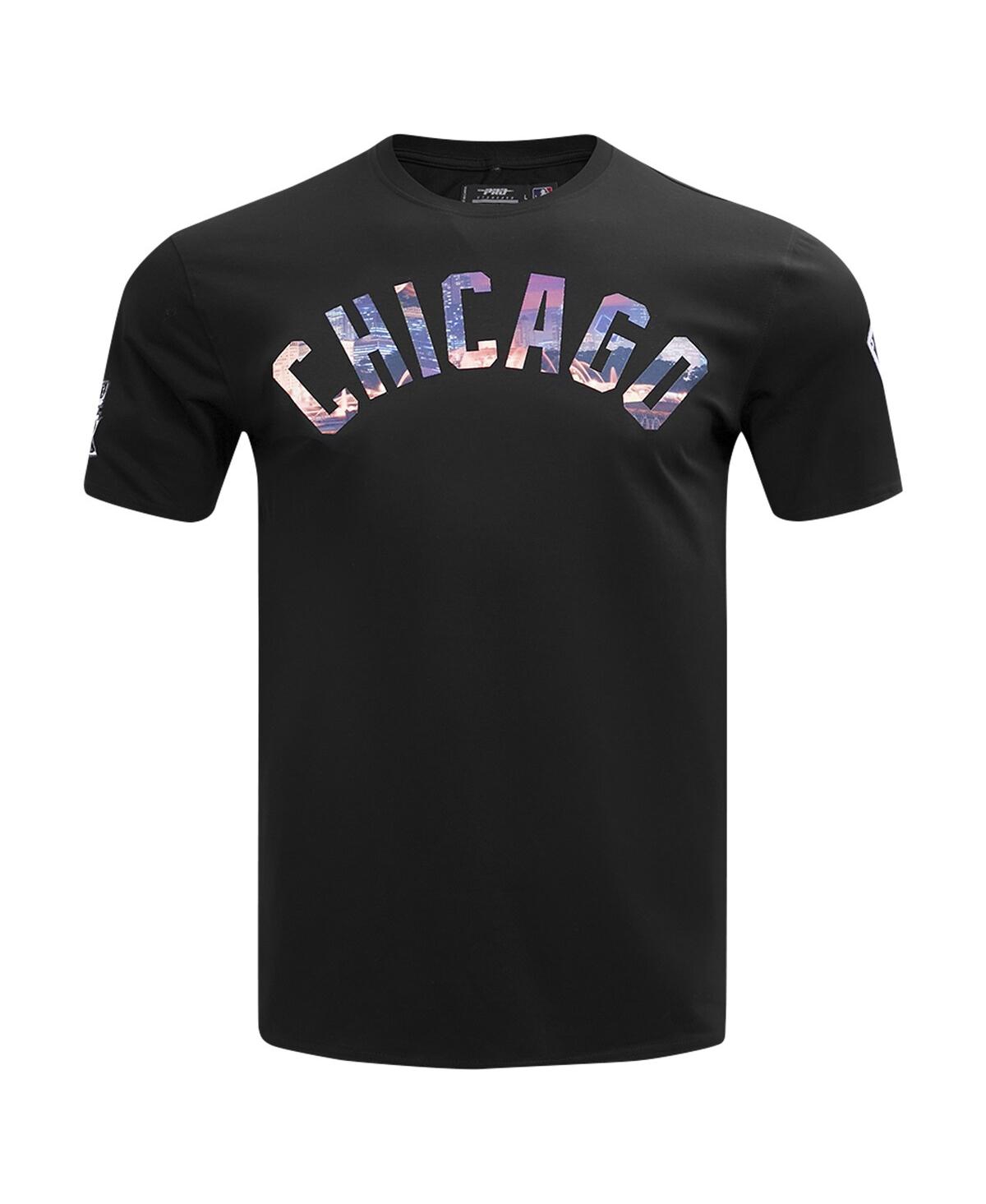 Pro Standard Men'sChicago White Sox Cityscape T-Shirt - Black