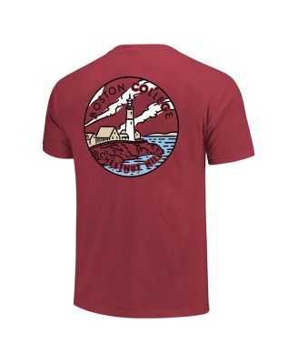 Men's and Women's Maroon Boston College Eagles Scenic Comfort Colors T-Shirt