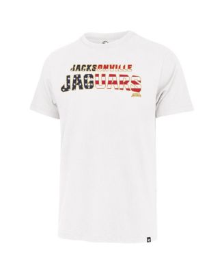 White Jacksonville Jaguars Flag Script Franklin T-Shirt