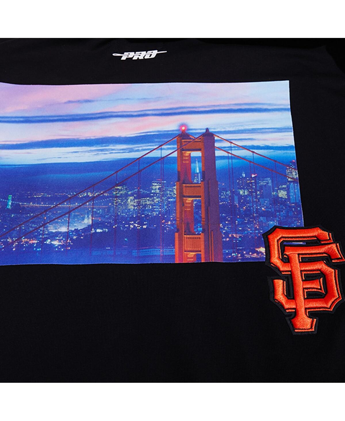 Pro Standard Men's Black San Francisco Giants Cityscape T-shirt In Black