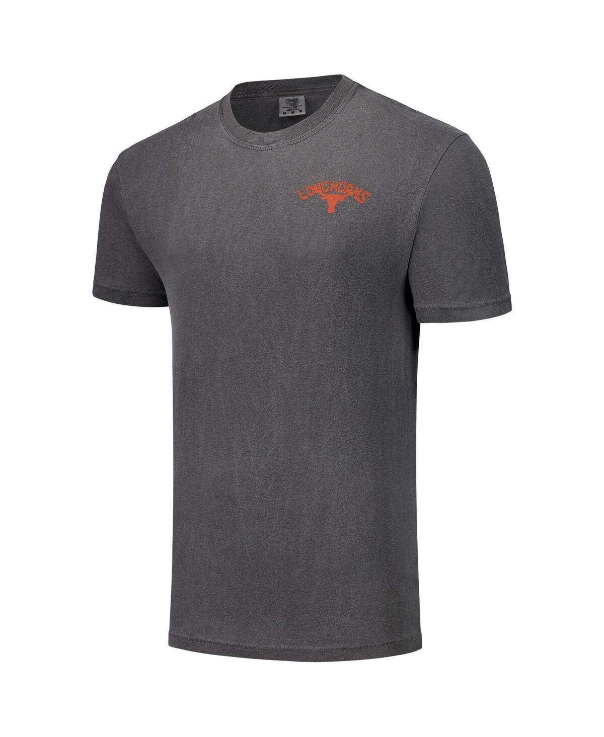 Image One Men's And Women's Black Texas Longhorns Hyper Local Rodeo Arc T-shirt In Black