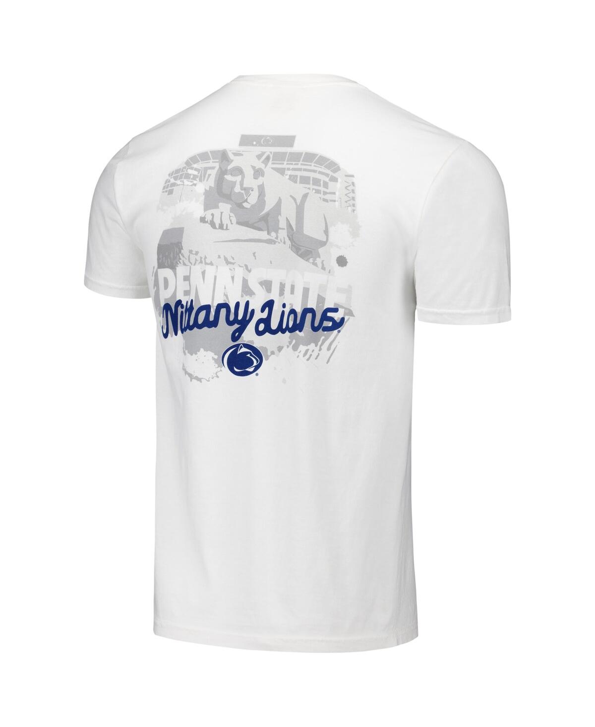 Image One Men's and Women'sPenn State Nittany Lions Hyper Local Gameday Statue T-Shirt - White