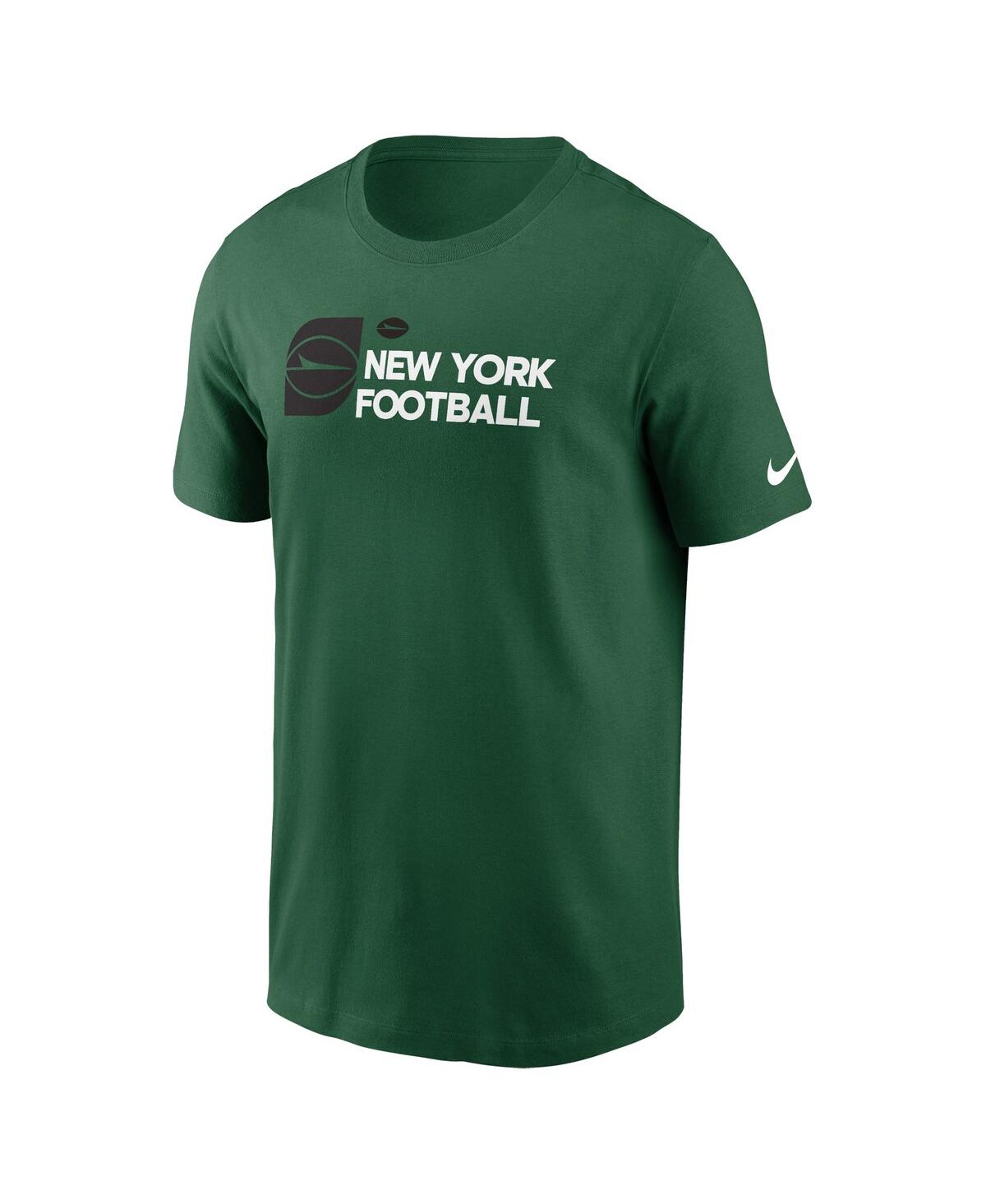 Nike Men'sNew York Jets Outline T-Shirt - Green