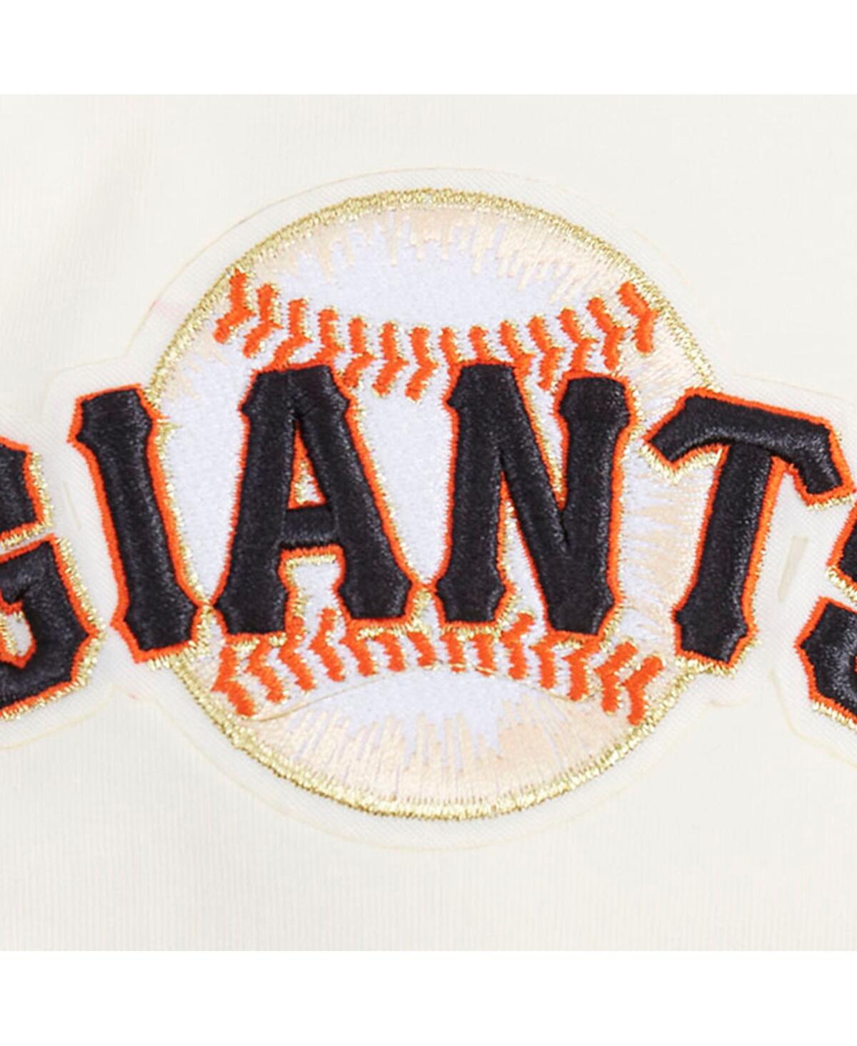 Pro Standard Men'sSan Francisco Giants Club Member Badge T-Shirt - Cream