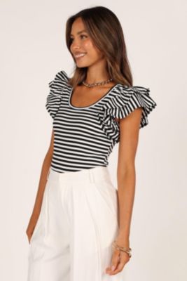 Womens Martina Ribbed Top