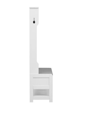 Streamdale 3-in-1 Hall Tree with Hooks, Bench, and Storage