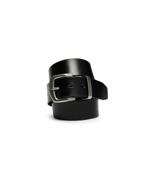 Мужской ремень Rodd & Gunn Farmlands Leather Belt, цвет: Чёрный