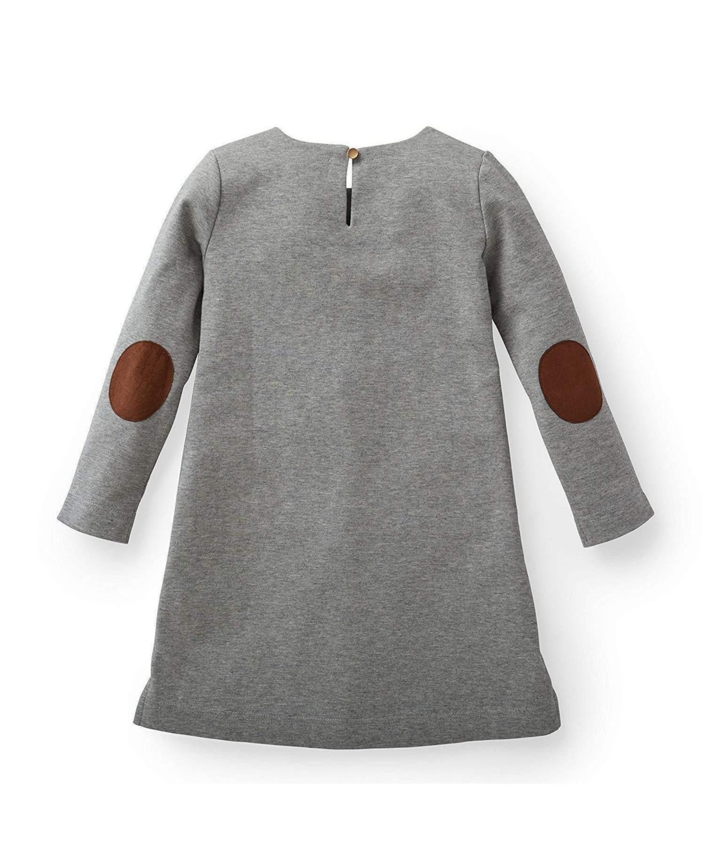 Платье Hope & Henry Quilted Ponte Riding Dress для девочек-малышей, цвет: Серый меланжевый — фото 5