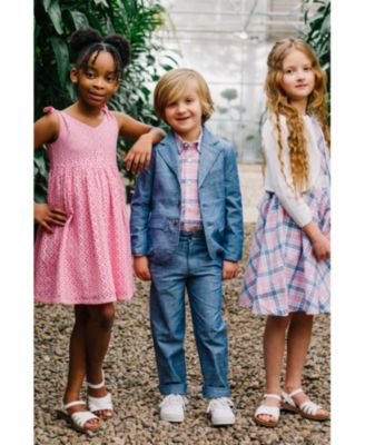 Toddler Girls Cross Back Party Dress, Toddler/Child