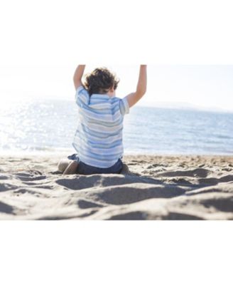 Baby Boys Linen Short Sleeve Button Down Shirt