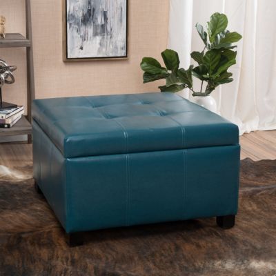 Fabric Storage Ottoman