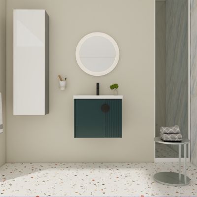 Streamdale 24" Wall-Mounted Vanity with Soft-Close Doors