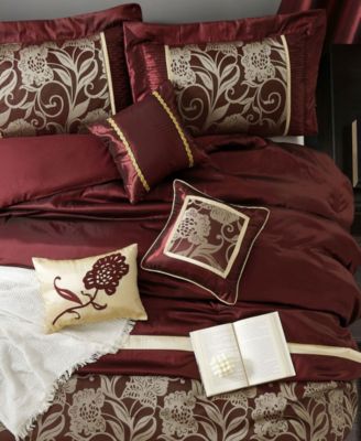 Mollybee Floral 9-Pc. Comforter Set, Queen