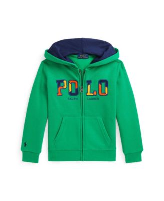 Ralph Lauren Cheer Letterman Zip-up Hoodie Kids store Sz XL (16)