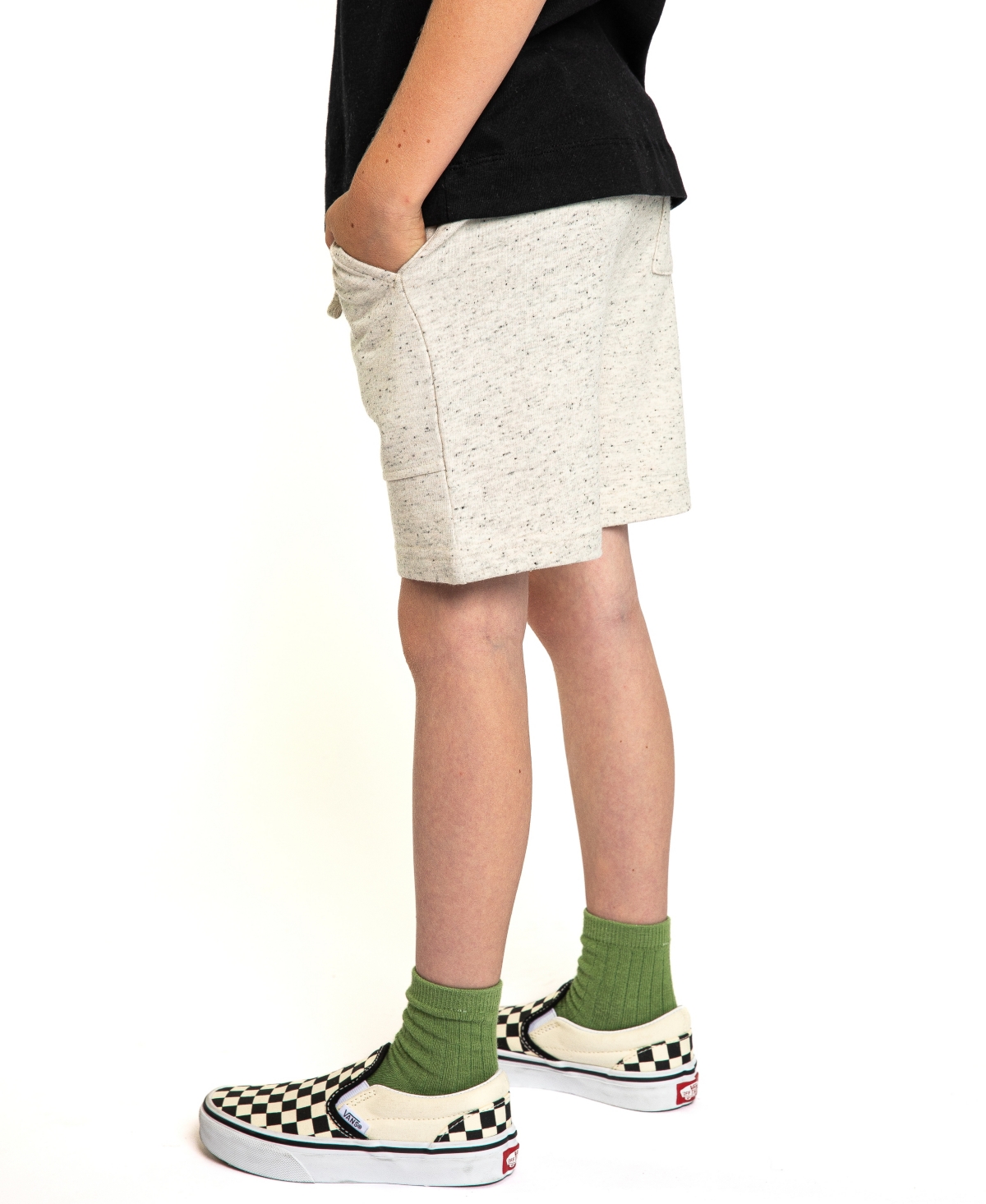 Sovereign Code Big Boys Degree Textured Pull On Waistband Jogger Short