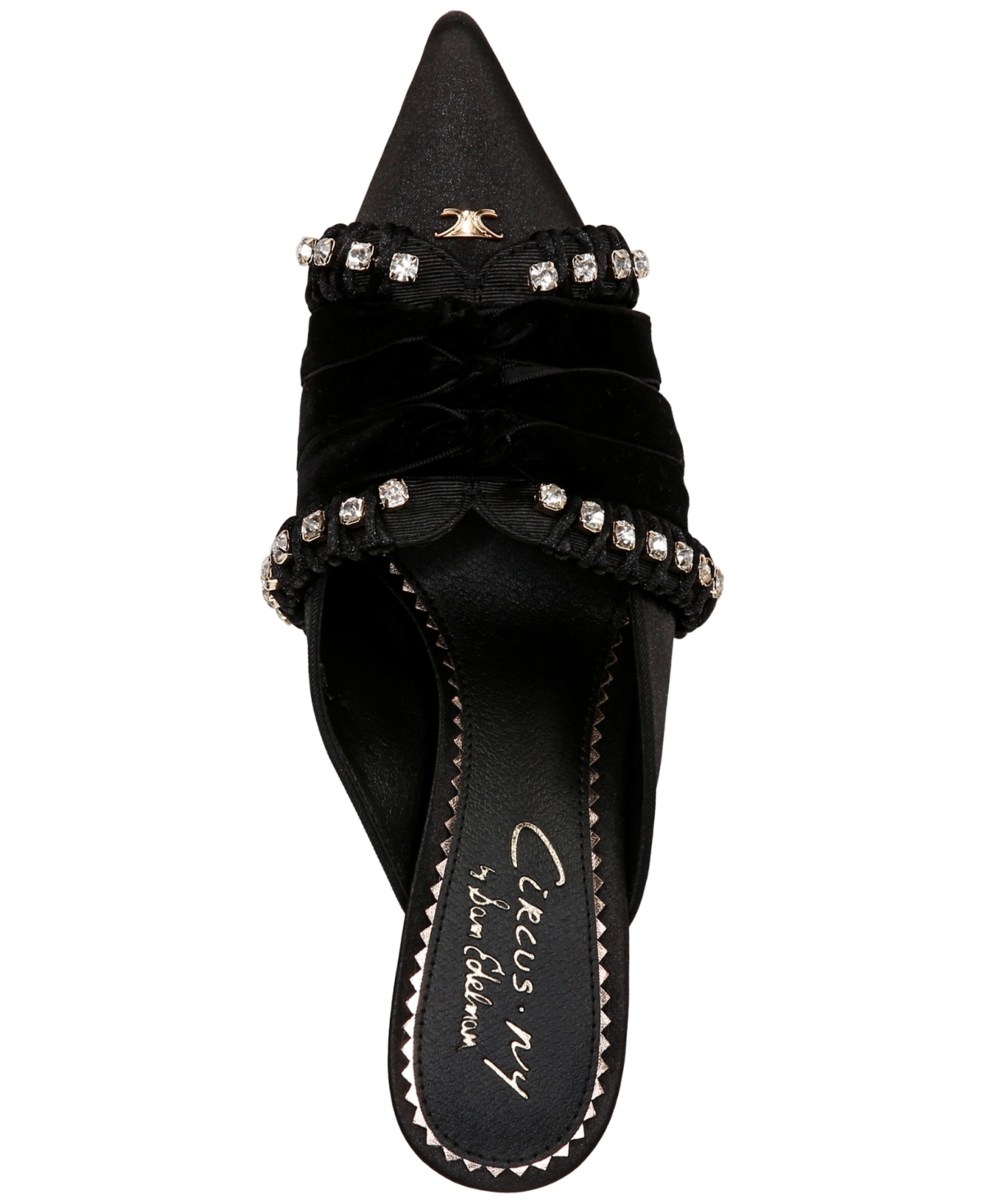 Circus Ny by Sam Edelman Women's Tristyn Ribbon High-Heel Dress Mules