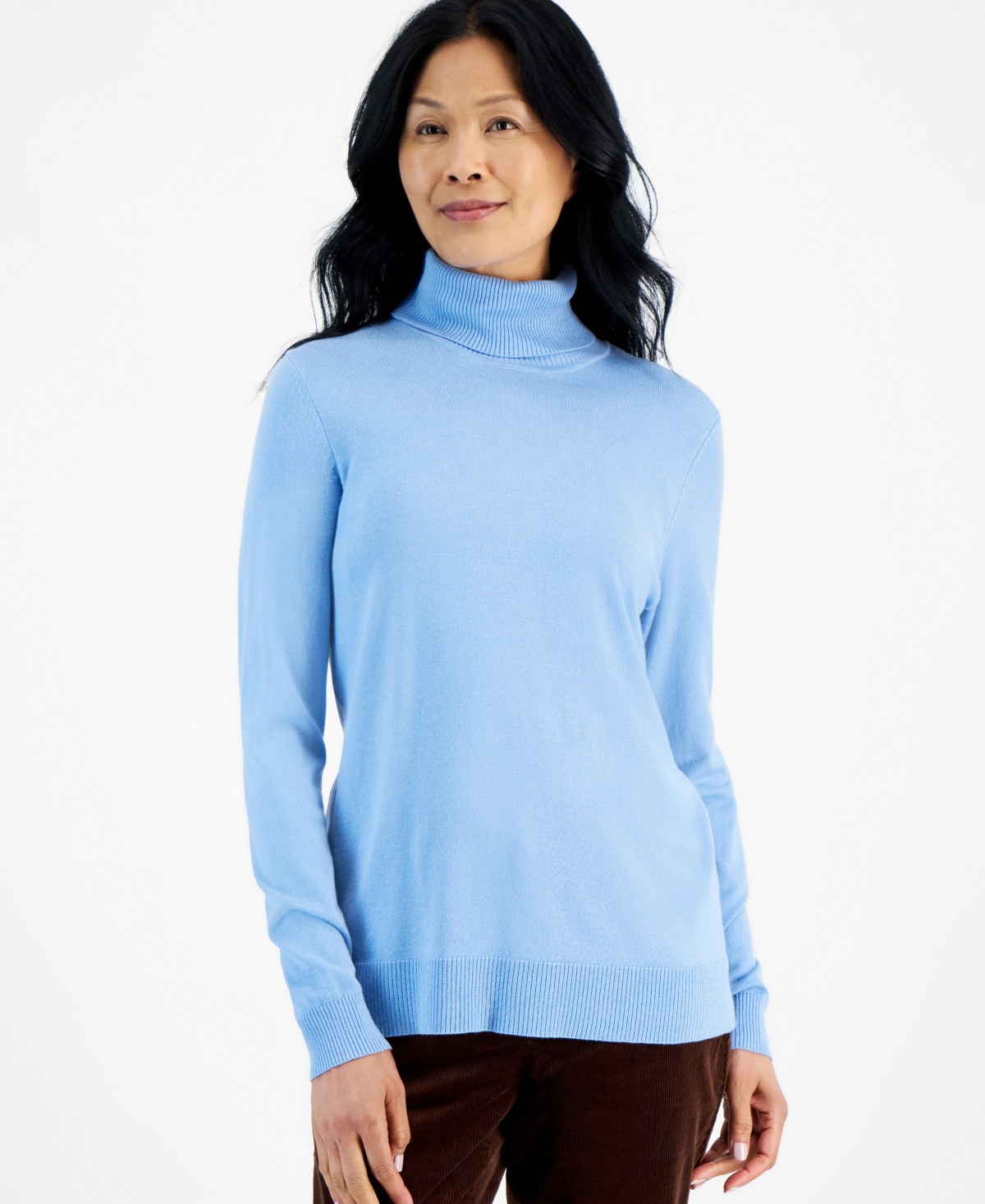Style & Co Women's Turtleneck Long-Sleeve Sweater, Created for Macy's