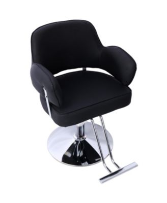 Streamdale Hydraulic Barber Chair with Wide Seat and Stainless Steel Footrest