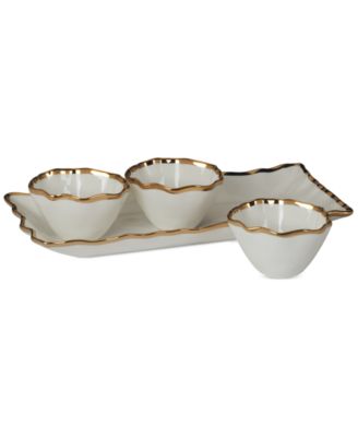 Regency 4 Pc. Tray and Condiment Bowls