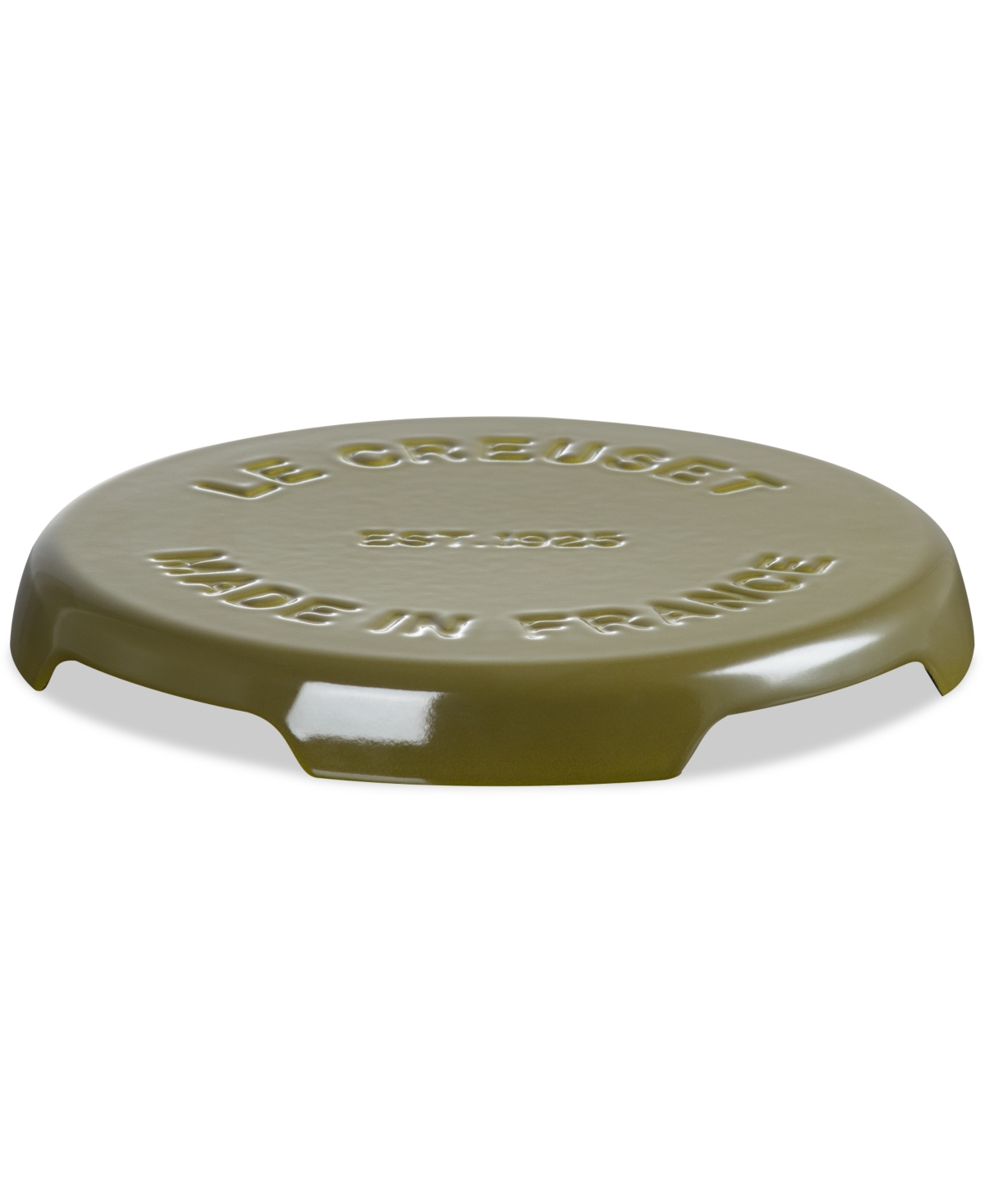 Le Creuset Enameled Cast Iron Signature Round 8.8" Trivet In Olive