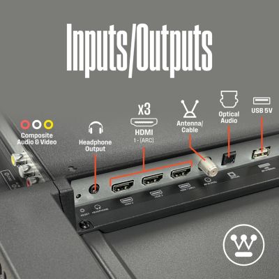 24" Roku Smart TV – 720p HD LED with Wi-Fi, Flat Screen Compatible with Apple HomeKit, Alexa, Google Assistant