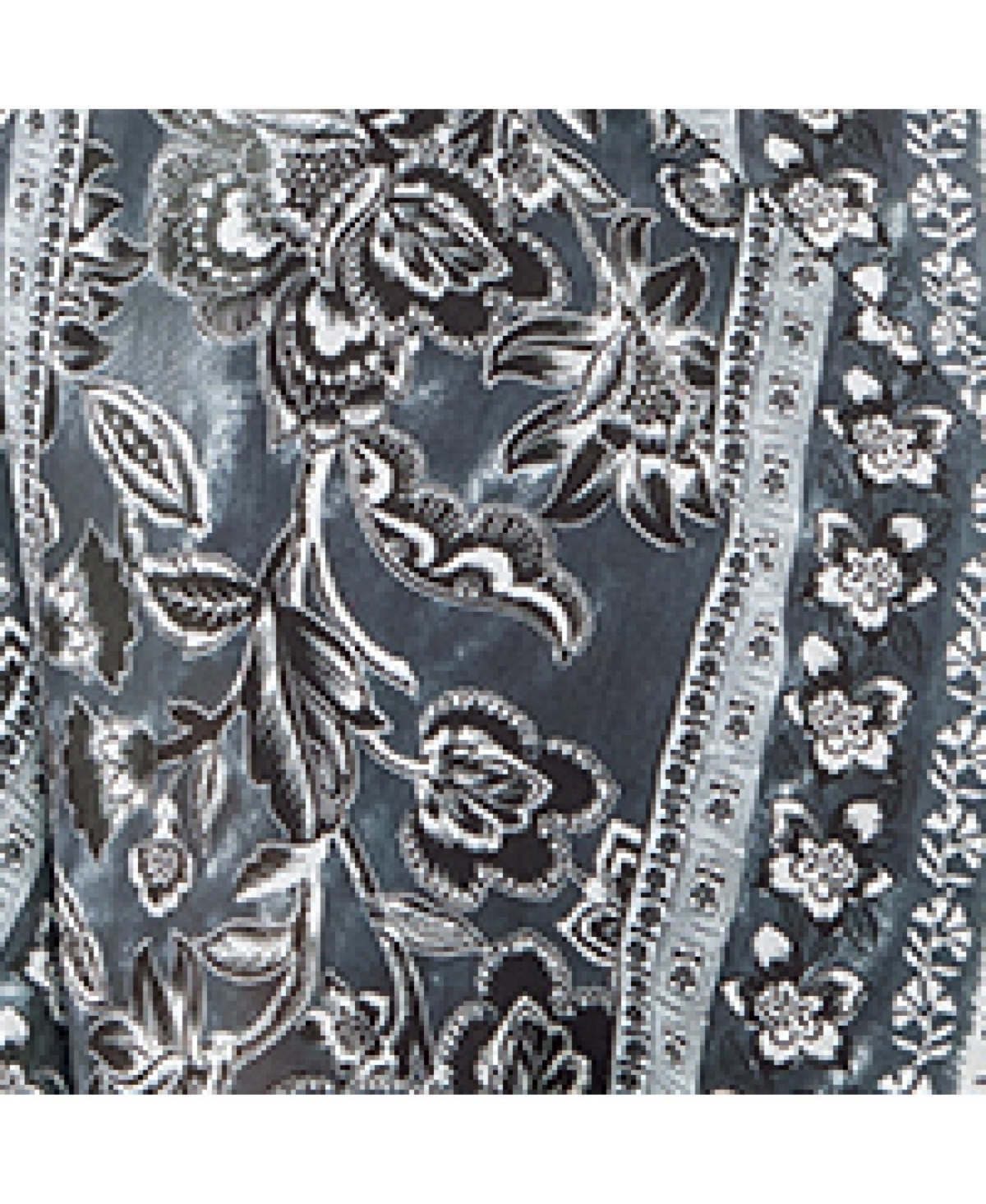 Cupshe Women's Floral Open Front Tassels Long Sleeve Cover Up