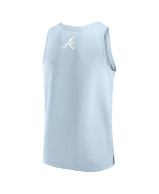 Men's Light Blue Atlanta Braves Elements Tank Top