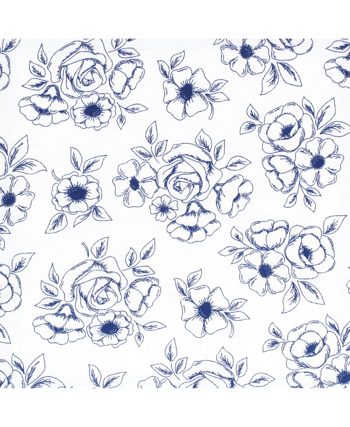 Hudson Baby Infant Girl Cotton Toddler Pillow Case,Toile, One Size - Blue