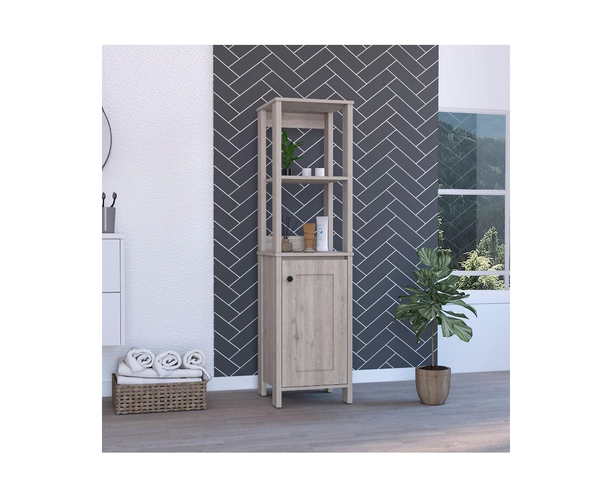 Arctic Linen Cabinet - Light gray