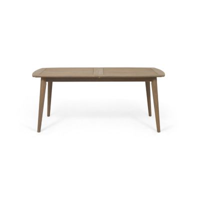 Expandable Acacia Wood Dining Table For Outdoor Gatherings