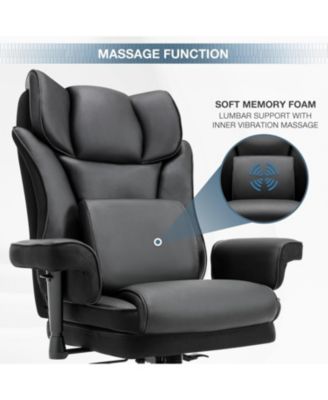 400lbs Ergonomic Office Chair with Massage Lumbar Support