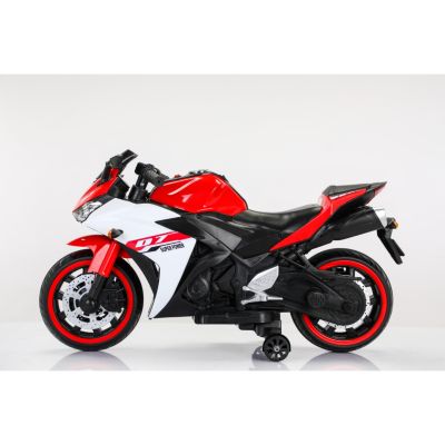 Streamdale Kid's Electric Motorcycle with Training Wheels and Lights