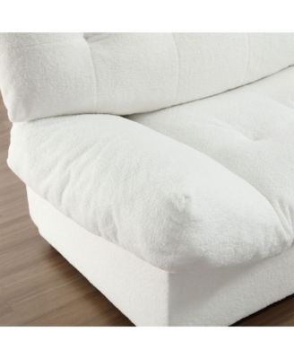 Cloud Style Teddy Velvet Sofa for Living Room